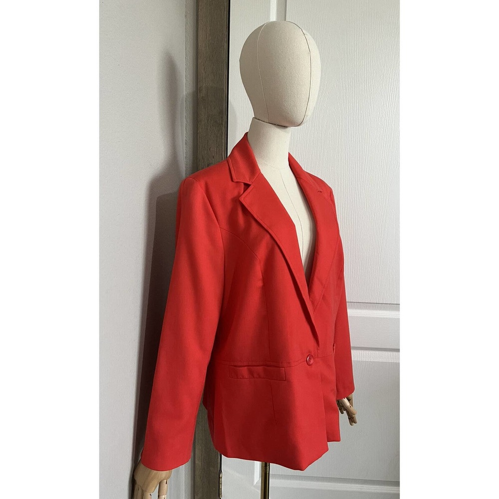 Pendleton Women’s Size 18 Red Single Button Virgi… - image 3